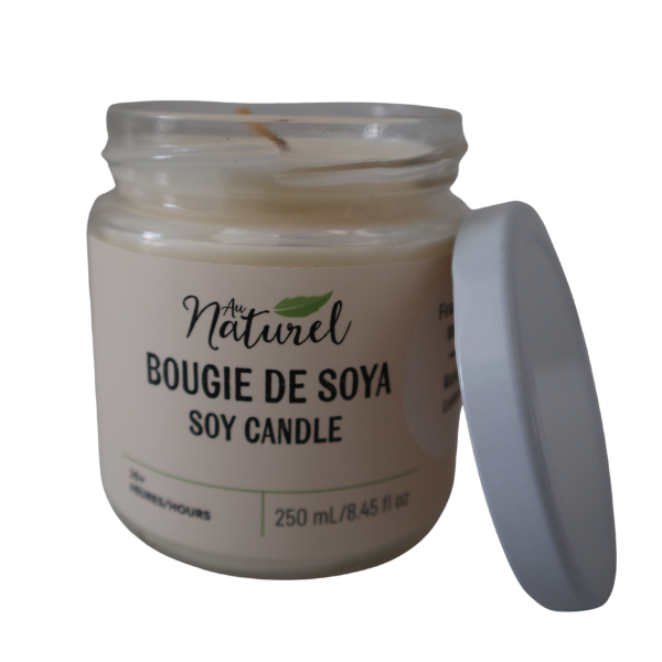 Bougie - Cire de soya (3.00 $ remis à la cause choisie)
