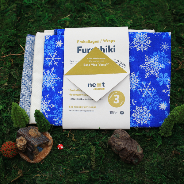Next Chance - Furoshiki - Trio petit (6.00 $ remis à la cause choisie)