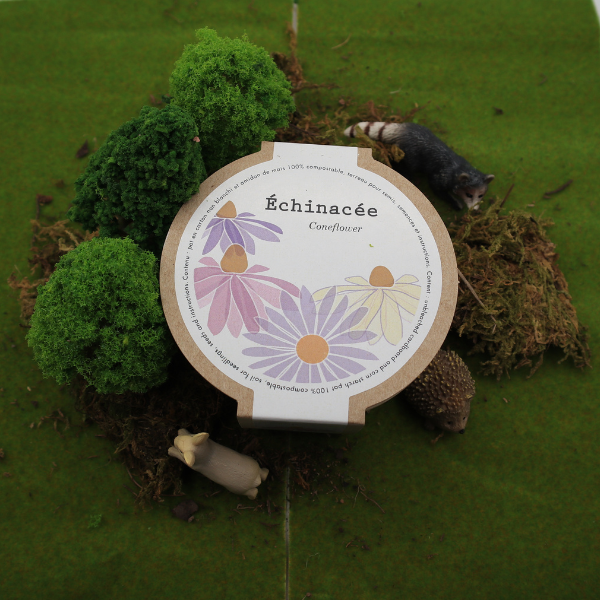 Minipots compostables 4 po (2.70 $ remis à la cause choisie)