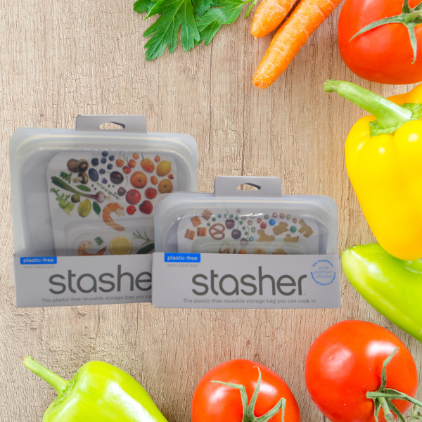 Stashers - sac réutilisable en silicone (3.00 $ - 4.50 $ remis à la cause choisie)