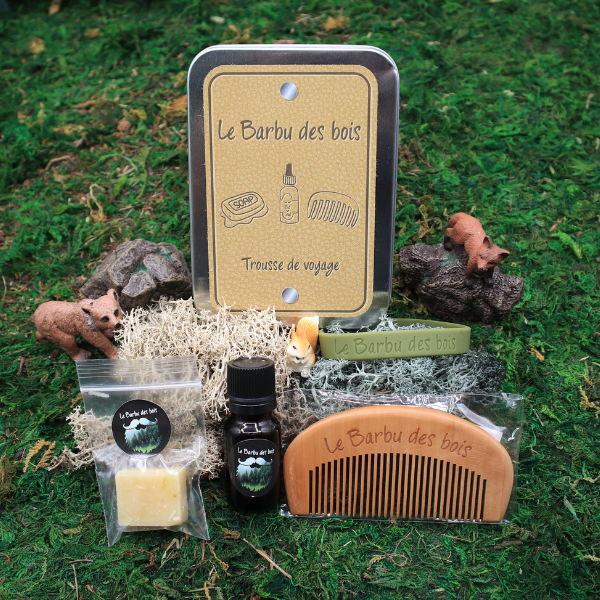 Trousse de voyage pour barbe (5.10 $ remis à la cause choisie)