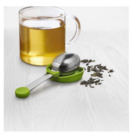 Infuseur à thé avec attrape-goutte (3.00 $ remis à la cause choisie)